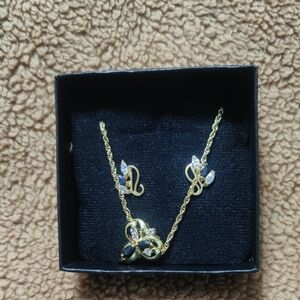 Elegant Gold and Silver Jewelry Set
